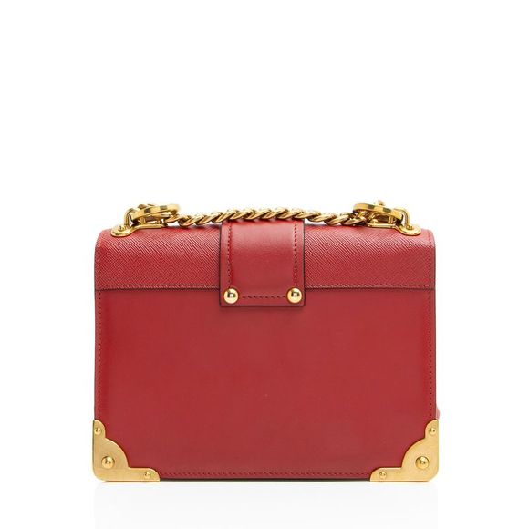 Prada Calfskin Cahier Shoulder Bag - Picture 3 of 15